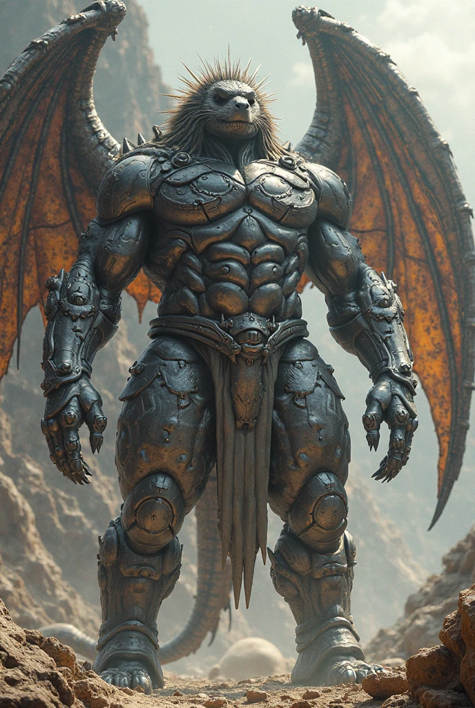 (megan fox), ((((((1 muscular demon girl)))))), (((huge upper body))), long hair, ((((huge demon wings))), (((pale skin))), (((sharp teeth, Huge horns, large nails))), navel, ((((full body front view)))), (((perfect hands, perfect fingers))), (((black empty background)))