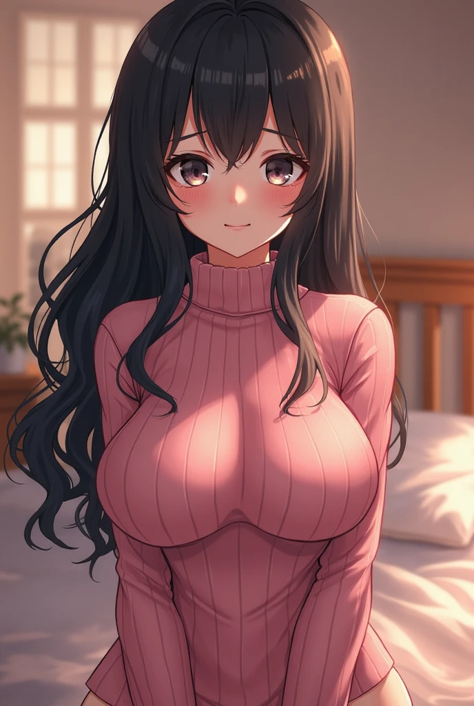 realisticlying、11 year old girl、Wear a beige turtleneck sweater that emphasizes your chest, cleavage, and buttocks、Wearing a red knitted hat、Wearing a ruffled miniskirt、Breasts enlarged、Versatile sexy poses、Face smile、Hong Kong on Christmas Night、Emphasis on chest contour shading