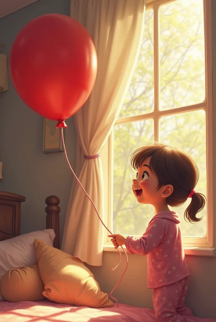 Child filling a balloon and the balloon bursts and he cries