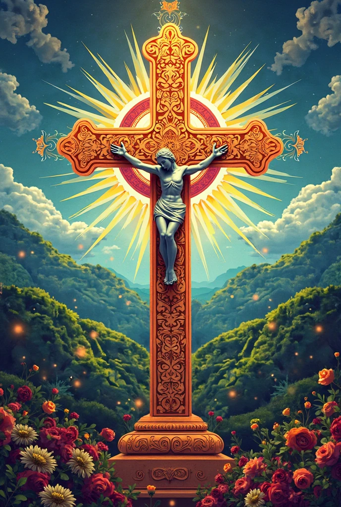 create a cross for catholic that symbolizes culture relativism and make it as work like for shs student
make more that is easy to copy make that has good background and easy to draw but so good