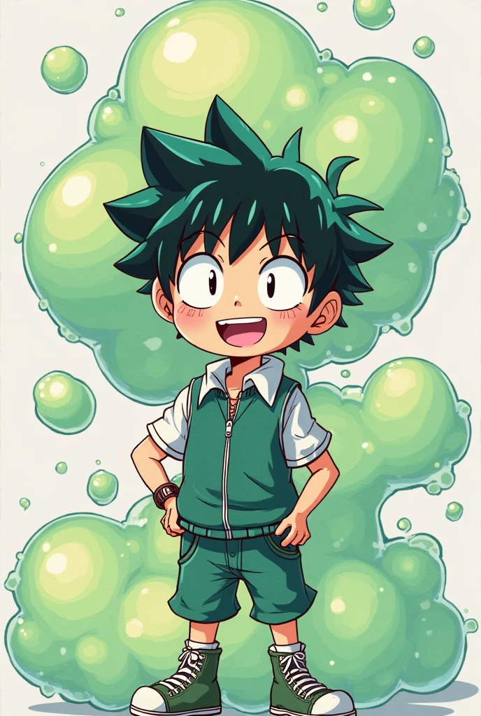 Izuku Midoriya with little clothes