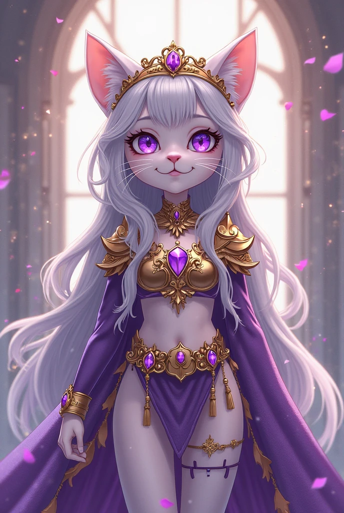 nazuna hiwatashi, wolf, pink and white fur, fur, anthro, detailed, correct paws with claws, anthropomorphic, furry, smiling, fur covered body, (slightly-chubby:0.8), (breasts), (full length view, facing viewer:1.3), fully in view, cute, solo, legs in view, knees, fur covered body, detailed fur, detailed facial features, fine art photography, high quality, hdr, 8k, 4k uhd wallpaper, beautiful, 8k, uhd, intricate detail, detailed, by popular digital, digital, watercolor, dark colors, watermark, hyper-resolution, 8k-resolution, hd, very detailed, beautiful colorized photograph, realistic, detailed image, photoshotography, very detailed picture, very detailed, detailed image, very beautiful, real life, (realistic proportions), (sharp focus:0.9), (masterpiece), Ultra realistic, masterpiece, highest quality, ultra detail,adorable, absurd res, by Pino Daeni, by Ruan Jia, by Shiitakemeshi, by Alayna Lemmer, by Carlo Galli Bibiena