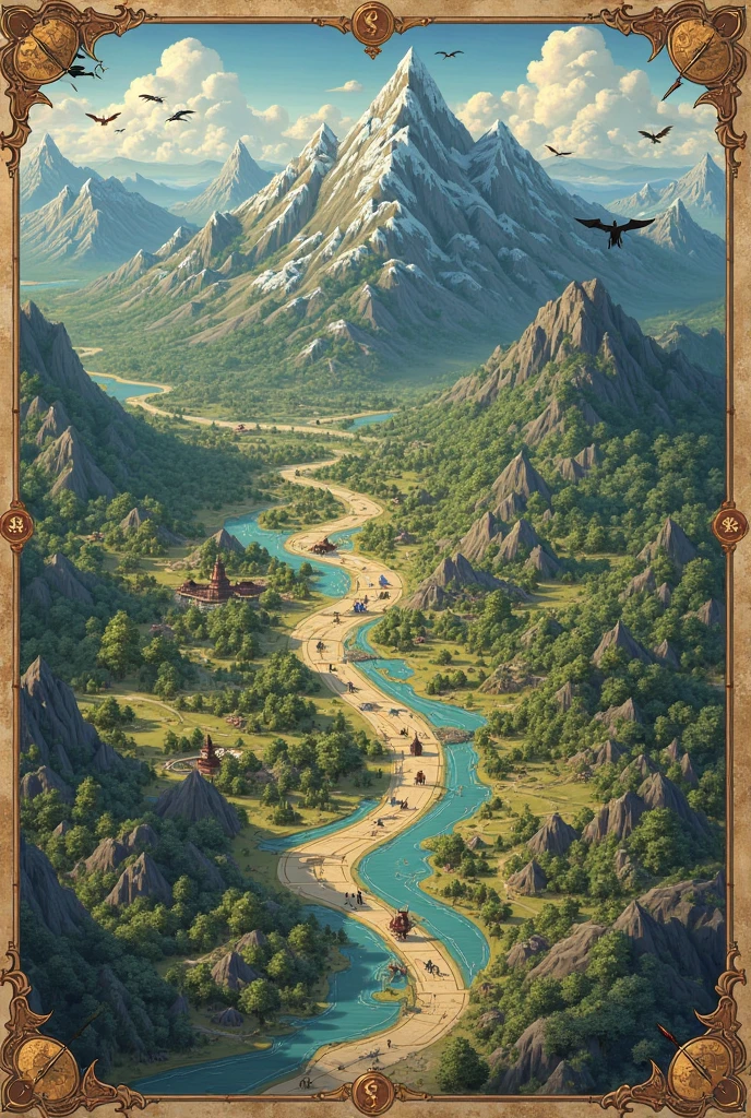 Generate a fictional map - SeaArt AI