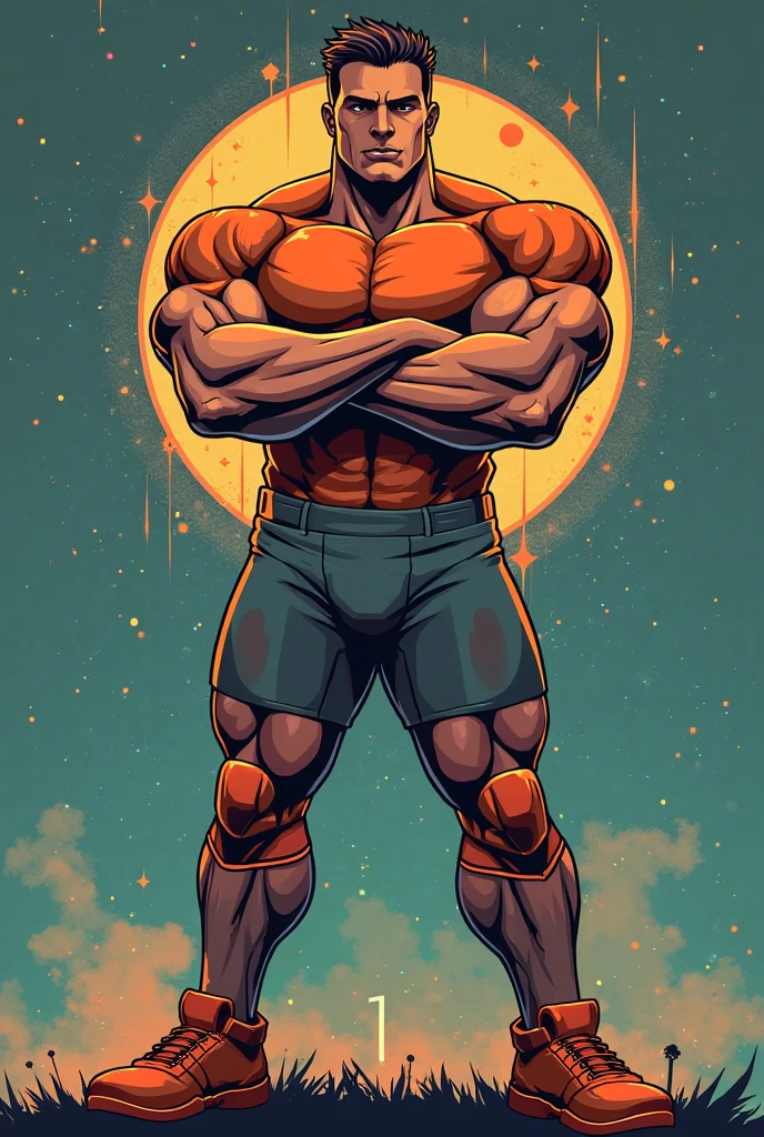 Male Doberman、Hands on hips、Hugely bulging crotch underwear、Pose with hips thrusting forward、Doberman Colors、Naked Doberman、Pose on Salute、Doberman pattern、Slender body、Beautiful Abs、Developed muscles、Golden big eyes、Sharp toenails, paw pads on soles of feet、Side view、Sparkly effect background、Mysterious effect background、Winking