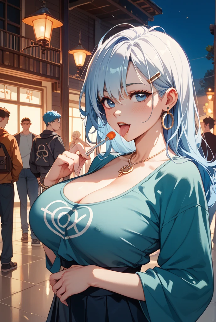 highest quality、High resolution、detailed background、beautiful and detailed face、beautiful and smooth skin、skin texture、Beautiful girl in her 20s、perfect body line、Well-defined model body、(huge breasts:1.3)、Excited、look at me with an Excited expression、blush、emphasize the chest、emphasize cleavage、cuteカラーの花柄刺繍ブラジャー、Cute colored floral embroidered pants、braided ponytail、Flip up the skirt to show your panties、
There are suits too, Micro and blouse combination, wait.、 Fitted to bring out your cuteness&You can choose feminine silhouettes such as flared dresses and tops..、花柄やドットストライプなどのcute柄・デザイン、 simple earrings, necklace watch, wait.、 Natural and clean makeup、
Providing food and drinks、Accommodating special dietary requirements.、cute、panty shot、camel toe