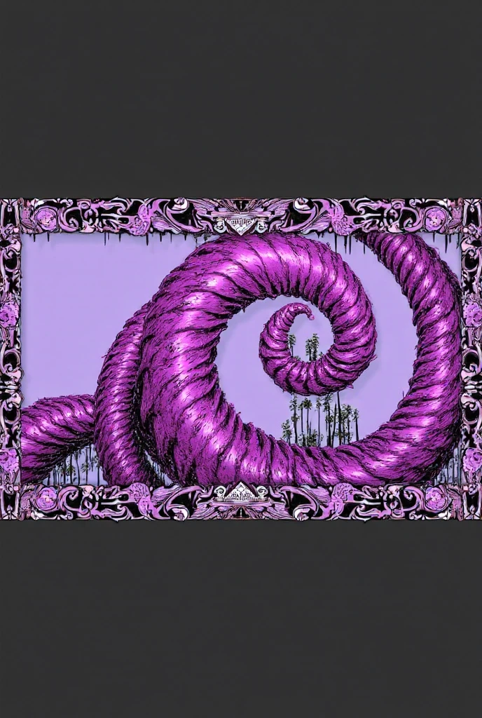 octopus Tentacles are purple and blue with black dots on them, vector art by Tom Wänerstrand, shutter, Art Nouveau, twisted Tentacles, Tentacles alrededor, ornate Tentacles growing around, many Tentacles, octopus Tentacles, Tentacles motifs, many suckered Tentacles. Hybrid, Tentacles, Tentacle, tentacle monster