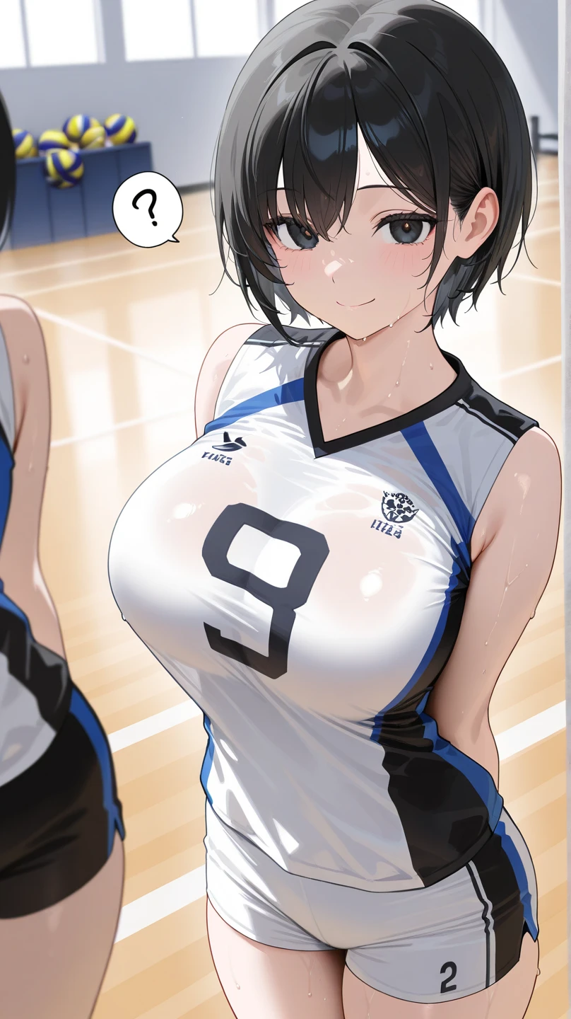 (perfect hands),(1 girl), brown bob hair,Little,messy hair, ,(orgasm face),, masterpiece, highest quality, ultra high resolution, 8k, professional lighting, photon mapping, ,(volleyball court:1.2),low saturation,Front view, full length, realistic background, shallow depth of field, perfect anatomy,,((cute:1.4)),(:1.8)、(Volleyball Sleeveless Uniform:1.1),,nude:1.8,closed my eyes, orgasm face, blush, arched back, (vagina peniale), (maleの上にまたがって座る), (girl on top), , (rodeo), hetero,下の白い肌のmale, (激しいsex:1.7), (cum out:1.2), NSFW, small breasts, (Sweat:1.2), ((sex:1.4)), ((pen:1.5)),((maleの足:1.4)),((moving line:1.4)),(nipple:1.5),(orgasm face:1.8),, (throw:1.5),((女の子とmale:1.8(close-up:1.5)