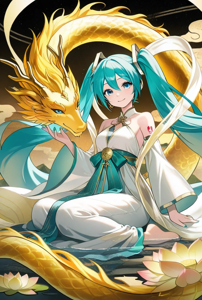 ((masterpiece, best quality)), 1girl, ((mature female)), (big breasts), longhair, floating hair, hair ornamen, (hanfu), ((clothes made of feathers)), (summer), (dragon girl), sunlight, (detailed light), lighting, (colorful), looking at viewer, chinese style architecture background, special features,(bloom), (shine)