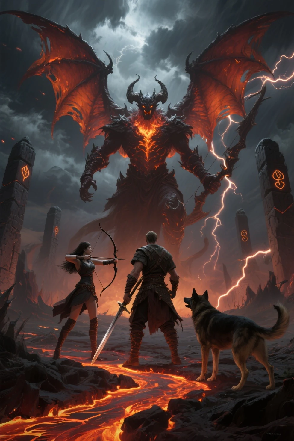 Fight between heaven and hell 