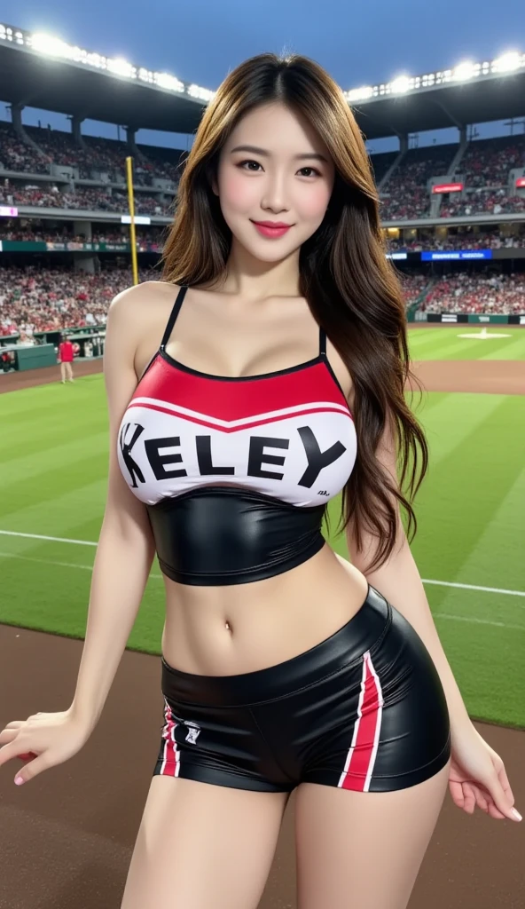 cheerleader、(beste Quality、8K、masterspiece:1.3))、Crisp focus:1.2、Beautiful Woman with Perfect Style:1.4、Slender abs:1.2、((dirk brown hair、larger:1.2))、Highly detailed facial and skin texture、Detailed eye、Double eyelidd、(a beautifulchi girl:1.5)、Sexy Cheerleader、Cheerleader costumes、Wearing a sheer white costume and spreading your legs((massive underboob、cleavage breasts)))、(thick thigh、Hourglass Figure))、(top ress)、(Nipple paste: 1.8) ((Chunky red lips)), (long pony tail)), a photo, masterspiece, Realstic, 真实感, photo realism, high-contrast, Art Station 8K HD HD, detailded, Realstic, detail, Skin texture, Super Detail, realistic skin textures, armature, beste Quality, ultra-highres, ( photorealestic: 1.4), alta resolução, detail, Raw foto, Clear Resolution, Nikon D850 Film Stock Photo Lige Freezes 4 Kodak Portra 400 Camera f1.6 lenses rich colors ultra realistic textures dramatic lighting Unreal Engine Art Station Cinestir 800 Trends, (Casual Hairstyles, super: 1.9) ), Super Detail Face, Delicate eys, Double eyelidd, Soft breasts, smile on face, Ultra exposed chest, s whole body, Thigh Gaps, pale skinned, fitness, Beautiful ass, Floating, stand out, clearly visible, M-shaped leg spread, leg spreading, Crotch spread, leg spreading, Open legs, legs wide open, legs wide open, paws, Glamour, Soft curves, Huge buttocks wide hips, full wet lips、Sexy Cheerleader、Cheerleader costumes、Cheer costumes、Fluffy skirt、miniskirts