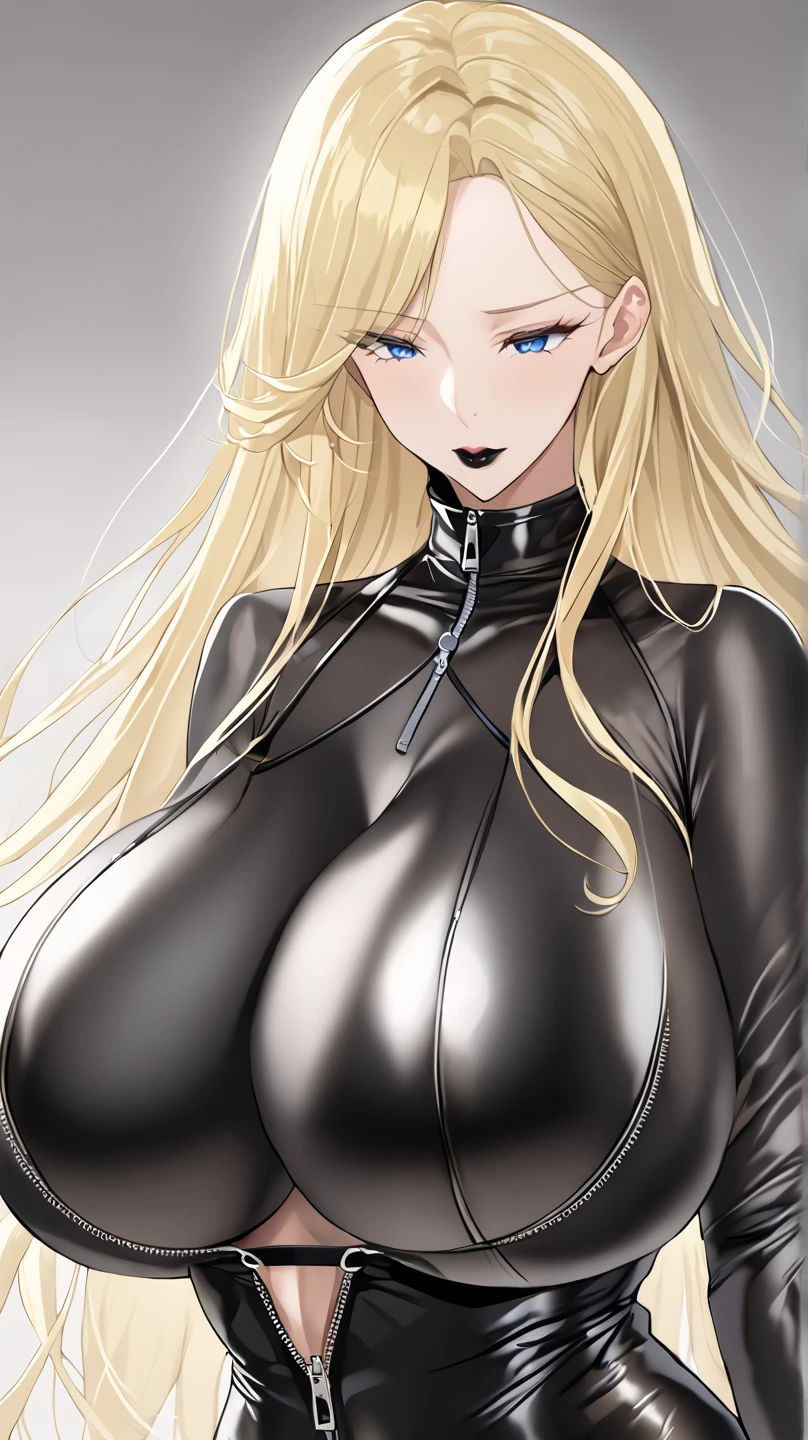 anime artwork, score_9, score_8_up, score_7_up, score_6_up, score_5_up, score_4_up, r,Camie Utsushimi, light brown hair, dark brown eyes,, breasts, , big breasts, , , , she is 24 years old, , ,horny, , , , style_3, ,,catsuit, floox style, 