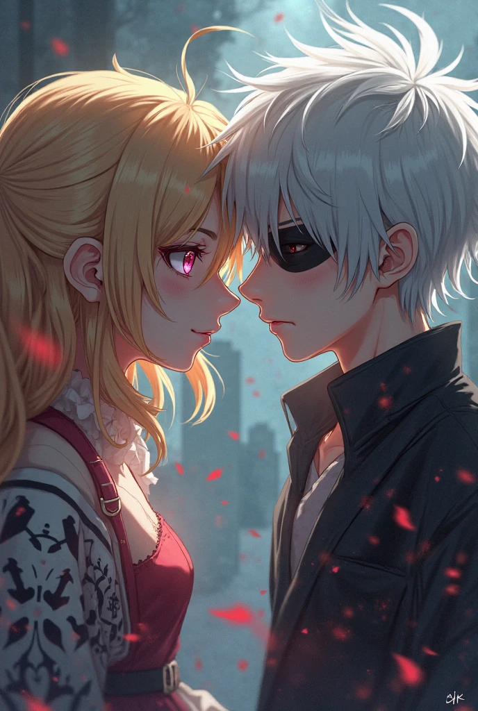 score_9, score_8_up, score_7_up, score_6_up, source_anime, 2d, 1girl, 1boy, (pantjob), pixel art, hand in another's pants, white hair, fingering, fingering under clothes, blindfold, 2B (Nier:Automata), 9S (Nier:Automata), aroused, happy, casual clothing, city ruins background, moss, skyscrapers, <lora:Pixel_Art_Pony:1> <lora:pantjob:1>