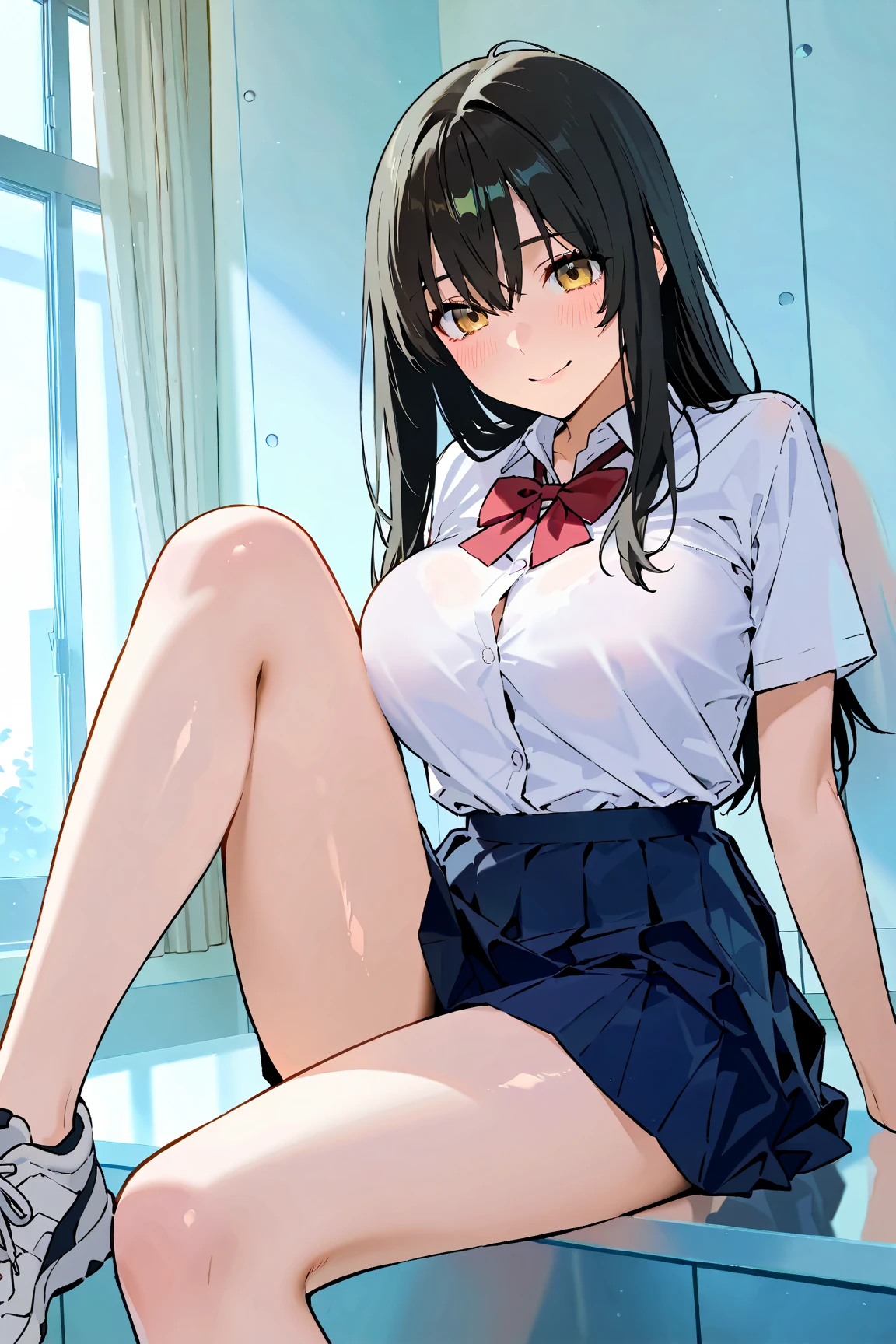 Ultra-high definition image quality、beautiful girl、Nico Robin、ONE PIECE、high school girl、One Man、18-year-old、Blazer Uniform、Very short pleated skirt、very happy、Woman riding man、Cowgirl、Sex、Sex、classroom、Highest quality,Big Ass、Big Breasts、Thighs、Spread your legs and put your dick in your pussy、Gal-style panties、Sweaty buttocks、Sweaty buttocks、pubic hair、Reaching orgasm、Sweaty crotch、Gal-style braジャーを披露、Gal-style bra、Angle from directly below、Shift panties to the side, Her vagina is visible、Inserting the penis into the vagina、Cowgirlfuck、Shaking breasts、surprised、男と女は愛し合いSexする