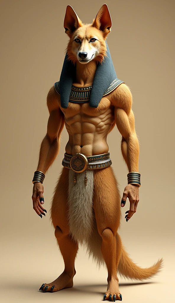 Athletic toned lynx, male, African, with black nipples, flat chest, brown_body, brown_skin, simple loincloth, hairy, hairy_torso, anthro, plantigrade feet, long wild dreadlocks