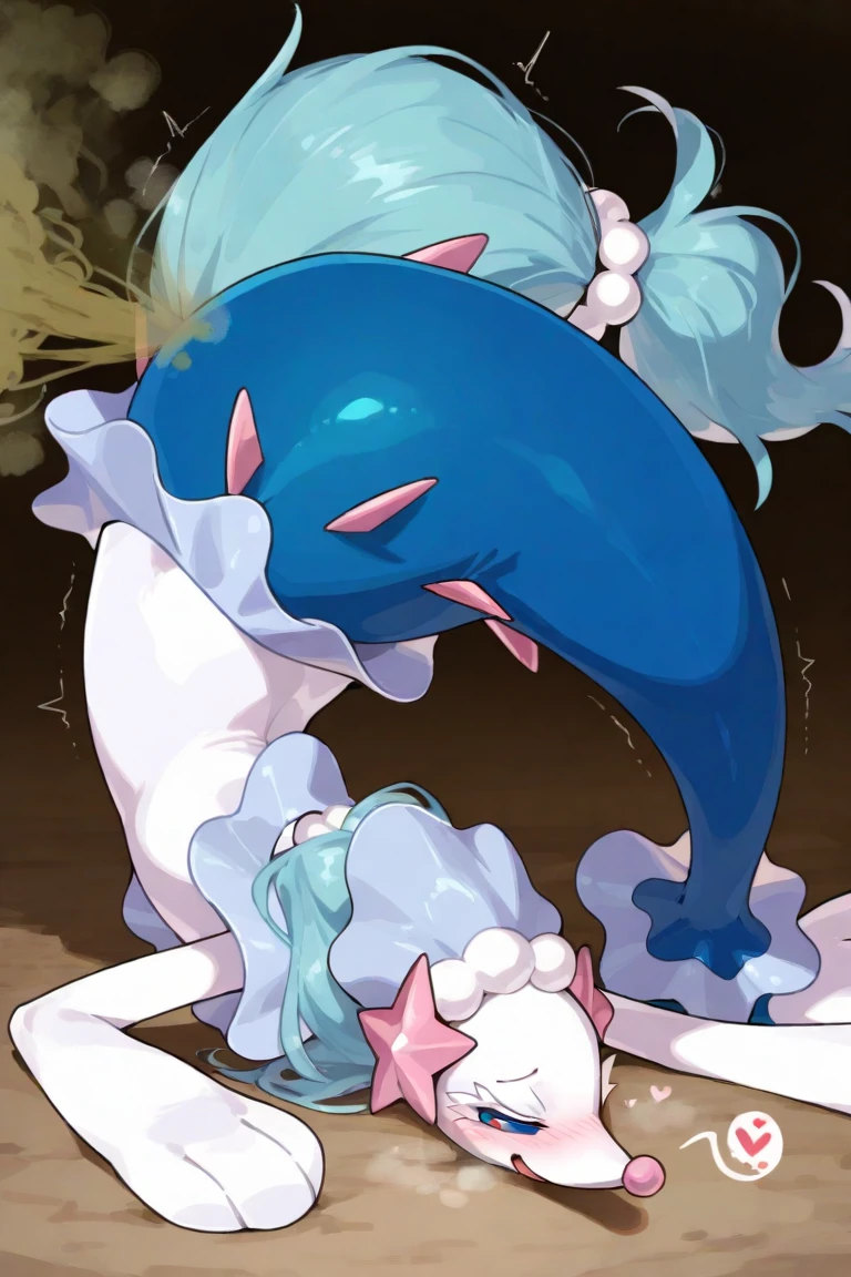 (((((In the stomach))))), mermaid、whole body、Flat chest、naked、Sweat、suffer、narrow、Unable to move、Push left and right with your hands、Played with by tentacles、Delicate face、Ultra HD、Masterpiece、distinct