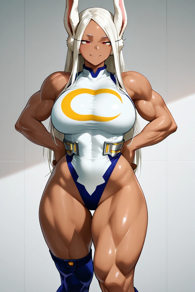 personaje de anime con un culo muy grande, Personaje del juego de lucha, Pose de lucha, Pose ruda, most strongest pose, Pose de lucha, chica musculosa, Chica en forma, Tifa Lockhart con pelo blanco, Thicc, Chica perfecta de pelo blanco, commission for high resolution, femenino y musculoso, seductora chica de anime, Anime woman, Chica con el pelo plateado, armpits, smile, desnudo, breasts, muscular, muscle, abs,