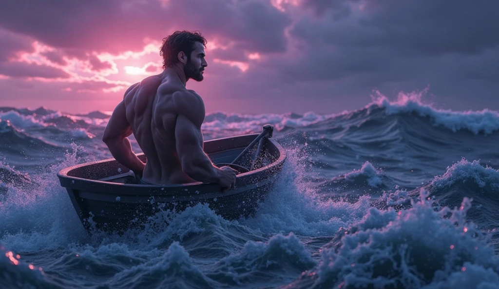 muscle male mermaid, merman, muscles, male bodybuilder, blue mermaid tails, short beard, black hair, jumping from water, selftouch, water twister, rocks, wallpaper