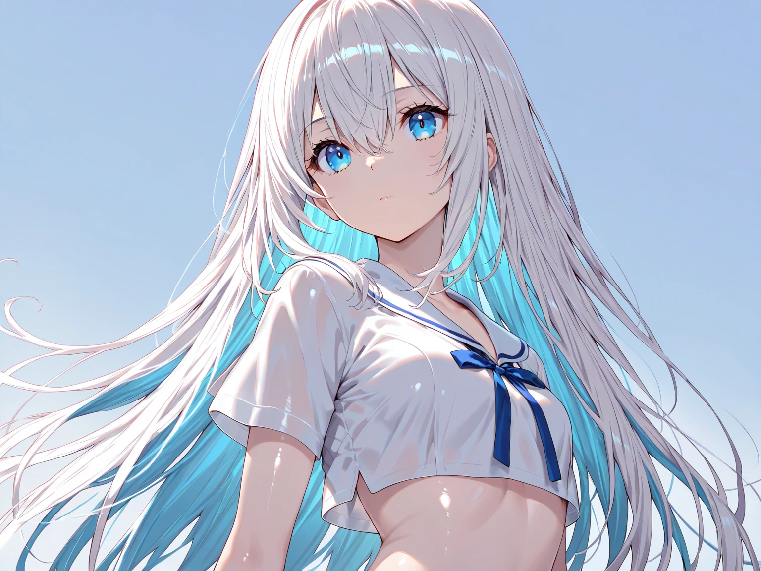 swim wears、hposing Gravure Idol、blonde hair、Best Quality, masutepiece, Blue eyes, Upper body, ta, girl