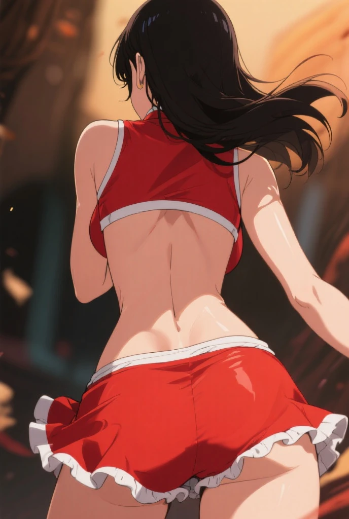 girl, crucifixion, fire, crowd