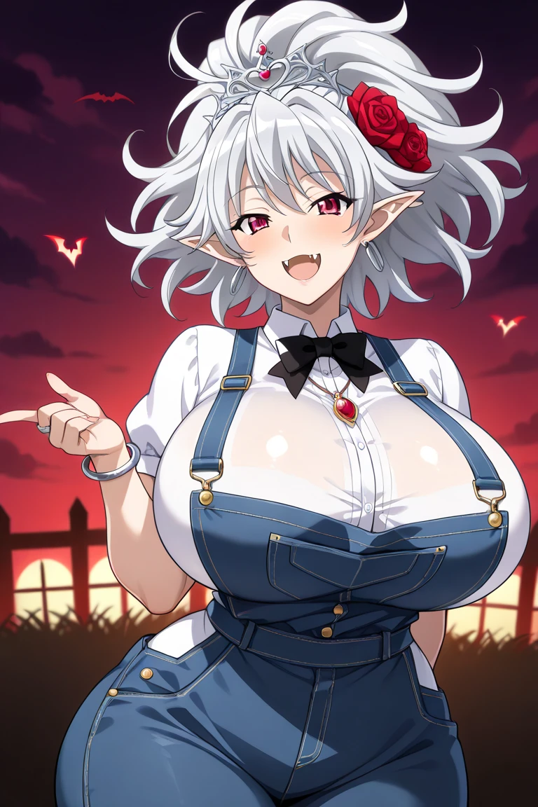 ((high quality)), ((masterpiece)), anime, best, night, full moon, 1 female, Best quality, 8k, 32k, high resolution, unity 8k wallpaper, illustration, anime style, perfect lighting, extremely detailed CG, dynamic light, 1girl, solo, fgobritomart, long hair, twintails, navel, elbow gloves, gloves, damaged red leotard, frills, thigh strap, smile, maniac smile, open mouth, crazy, evil, blood on face, bloody, dynamic pose, erotic, shadow face, glowing eyes, medieval village on fire, destroyed wooden houses on fire, smoke, ruined, explosive, night, blood moon,