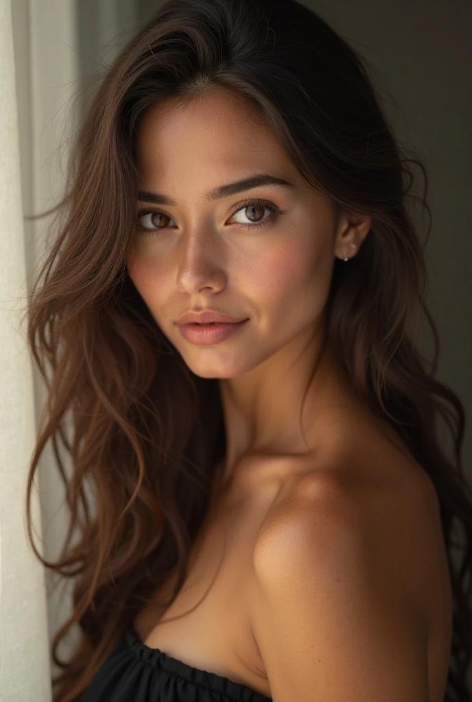 A girl with beautiful detailed eyes, beautiful detailed lips, and an extremely detailed face, longeyelashes, in a garden, with soft sunlight casting a, visage similaire, sans grains de beauté 