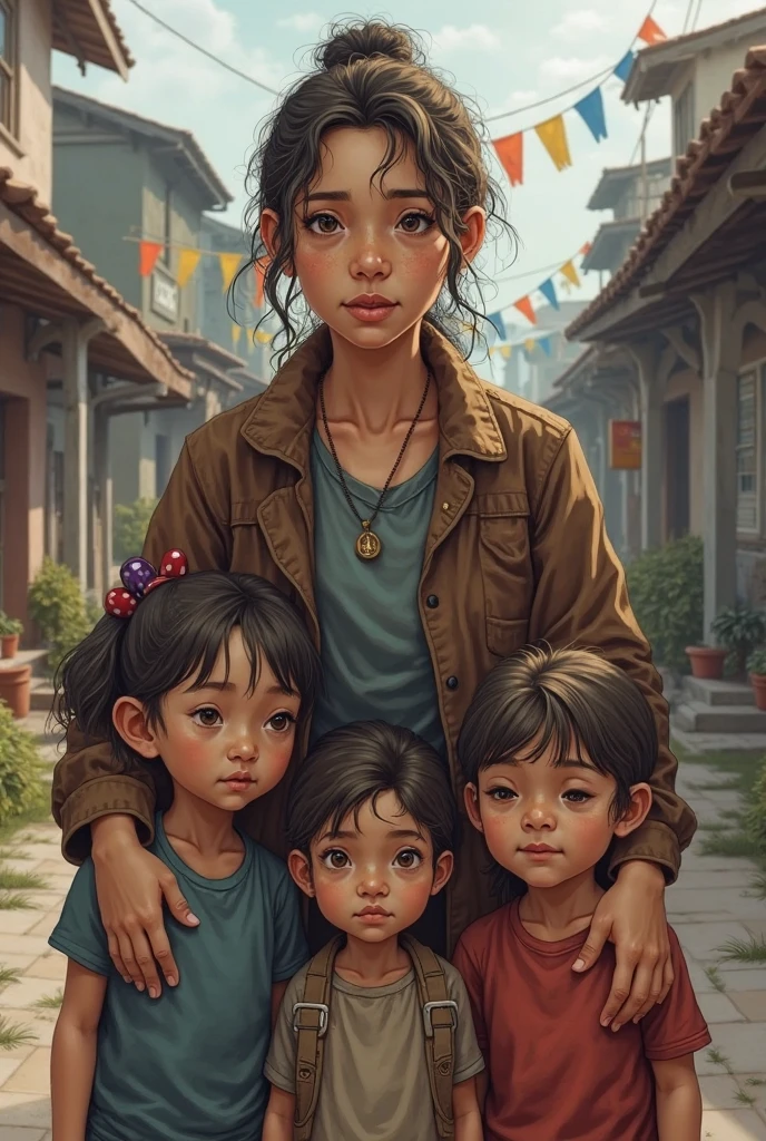 You can generate like a melting pot of a mother getting ahead with her 3 ren