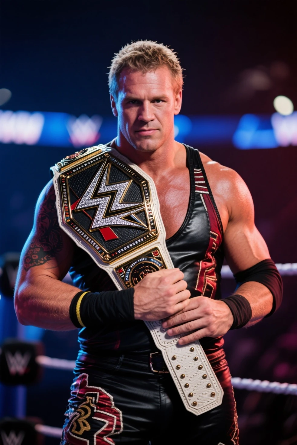 Jhon cena, long blonde hair
