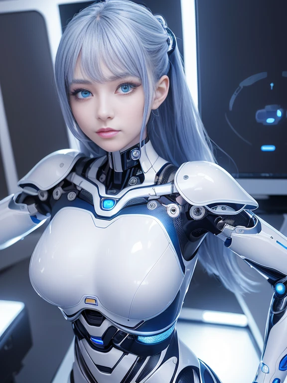 artificial intelligence girl with technological powers
