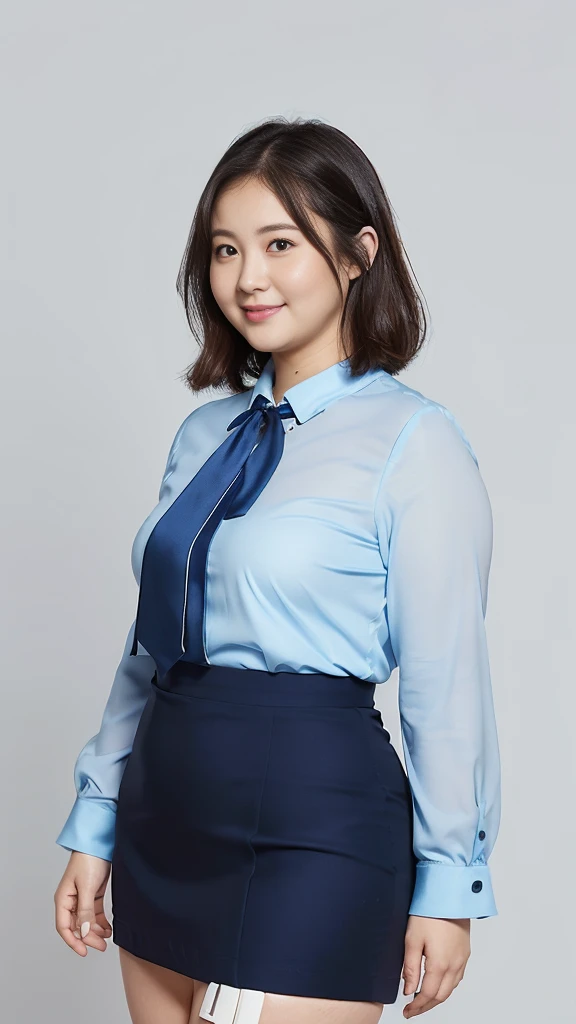 ((8K)), highest quality, 超High resolution, (High resolution), 1 female, ((Sleeveless)), ((Chubby)), ((Chuckle-Smile))