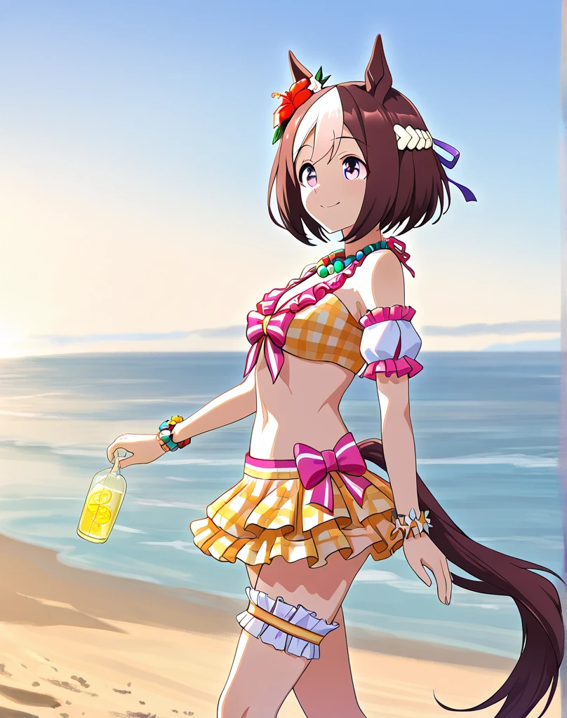 yuikotegawa, Yui Kotegawa, Black Hair, (Brown eyes:1.5), Long Hair,happy smile, smile, Open your mouth,blush,Big Breasts,Big straw hat,Off-the-shoulder sleeveless dress,bare clavicle,Bare neck,Bare arms,Bare shoulders,Long skirt,barefoot,Daytime,Clear skies,Palm tree,Sandy Beachを散歩している,whole bodyがイラストに入るように,
break outdoors, Beach,Sandy Beach,
break looking at viewer, whole body,
break (masterpiece:1.2), highest quality, High resolution, unity 8k wallpaper, (figure:0.8), (Beautiful fine details:1.6), Highly detailed face, Perfect lighting, Highly detailed CG, (Perfect hands, Perfect Anatomy),