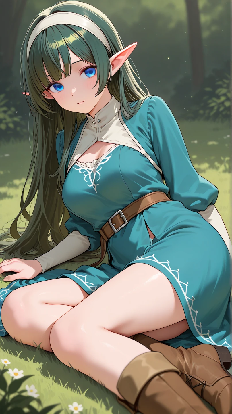 (masterpiece, best quality:1.4),1girl, Silence Suzuka \(umamusume\), detailed face, flat chest, puffy nipples, standing,spread legs miniskirt, skirt lift, no panties, outdoors, pee