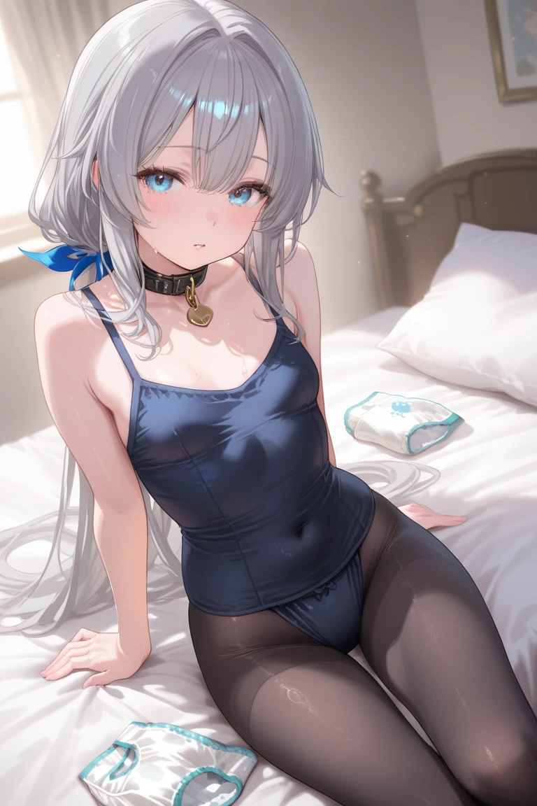 highest quality、16k、プロのilluminate、Beautiful woman、precision hair、beautiful and delicate skin、shiny skin、No makeup、Slender、pale skin、big ortale、white camisole、(wearing white underwear)、lace underwear、thin underwear。detailed background、on the bed、(crawl on all fours、turn your butt towards the camera、stick out your butt)、open your legs、下着 digs into the crack of the buttocks、The lower part of the chest will come out、erect nipples、Luxuriously designed and brightly colored pantieasturbation、touch crotch、put your hand inside my underwear、(squeeze your chest hard)、fine eyes、now、evening coast、white sand beach、dark background、sunset、illuminate、one girl、one woman、sofa、black pantyhose