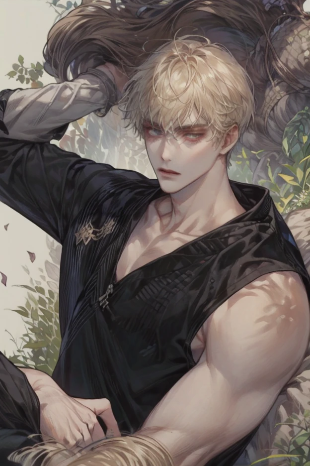 (masterpiece, top quality, best quality, official art, beautiful and aesthetic:1.2), boy, handsome, extreme detailed faces, (fractal art:1.3), colorful, highest detailed, (perfect face), shiny skin, HDR, cantarella, extremely detailed dress, detailed background