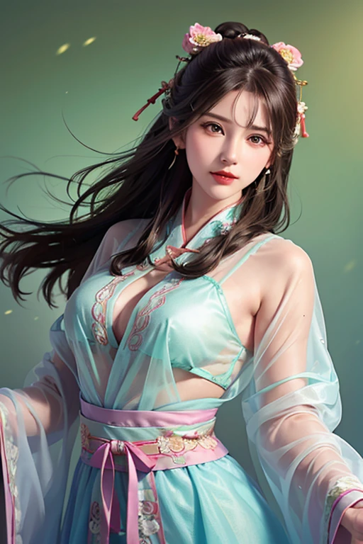 loose outfit、Show shoulders、How to wear a broken see-through gown、Decorated with intricate patterns and bright colors、Transparent material that makes the skin shine、Artistic depiction of seductive woman in stole with wet thin cloth and transparent skin, Floral and fantastic pattern with flowing silky traditional see-through skin。Her dress draped elegantly around her curvaceous figure、Emphasizes her charming silhouette。She's a gentle fireworks night、Dynamic Posing、Sexy Posing、bathed in the soft glow of moonlight。The scene is、With a hint of mystery and sensuality、It exudes an ethereal dreamy atmosphere。The image style is、It incorporates a blend of watercolor and digital illustration techniques.、It makes you feel delicate beauty and charm。Soft moonlit lighting、Cast gentle highlights and shadows on her mesmerizing features。Dynamic Posing、Bold poses、The hand is somewhere、see -through、show through、A sexy、Wet hair、Wet、cherry trees、flower petals、cherryblossom、The cherry tree、Sakura blizzard、buried、Transparent skin、Wet clothes、Chest Pulling、