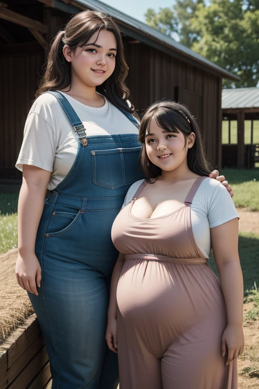 Extremely pregnant female youth worker