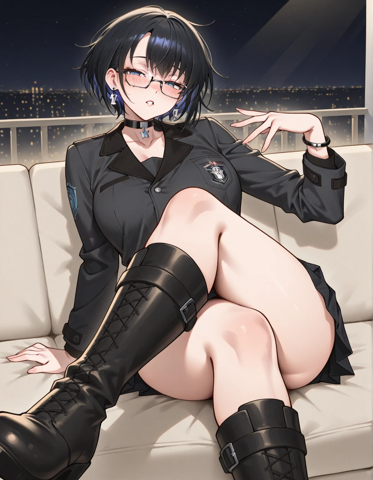 NSFW, , (muste piece, best quality, Super detailed, disorganized)1.5, 1 girl, (Sexy iseautiful women, perfect face, Perfect eyes, perfect female body, Big breastabout to burst)1.5,Miharu Kashiwagi, (naked flash, cook coapless, thighs, garter belt, high heels, erect cock , swollen , Barsy , Sy tan, Outdoors, penth modern city in background, nearby sky), perfect writing, Namera, ticker,NSFW,mushrooms \(Keno Tabi Socks\)