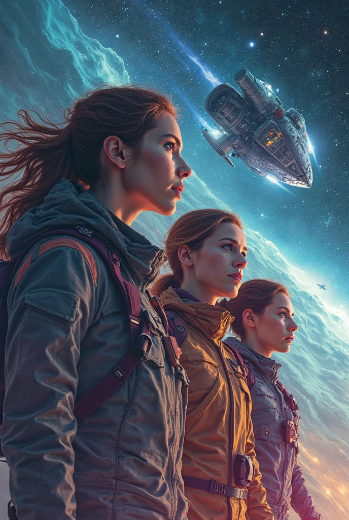 Three Aliens looking up, ((Three Aliens looking up)), Aliens, Extraterrestrials, Outer Limits, Twilight Zone, Lost in Space, Forbidden Planet, Mel Hunter, Vincent Di Fate, Ed Valigursky, extraterrestrial biological entity, ((extraterrestrial biological entity)), UFO, flying disc, flying saucer