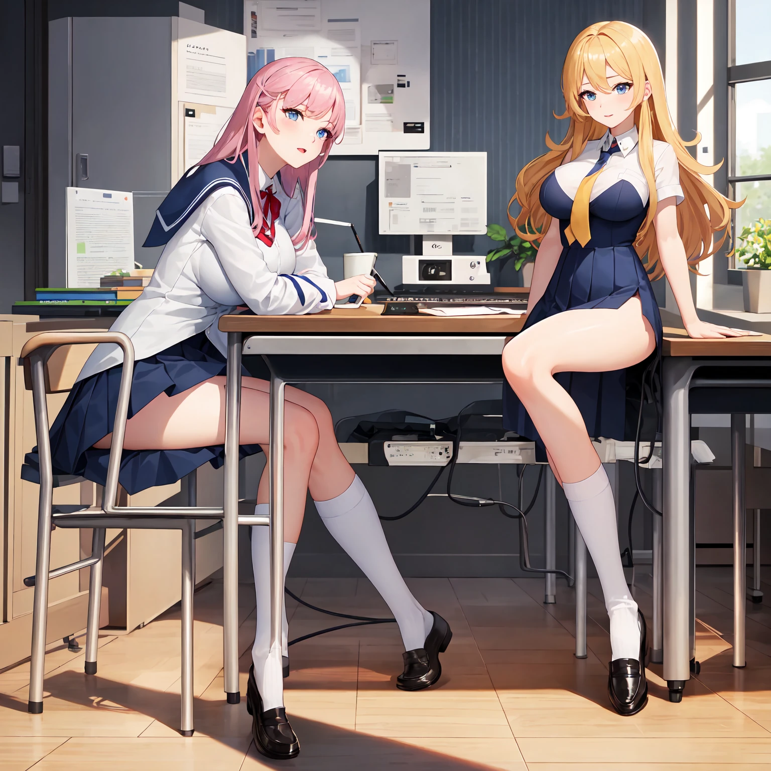 Without clothing, видна vagina, European woman ,stockings, is sitting, vagina ,spread her legs, , .naked, no panties. in the school office ,black skirt, teacher, with a school bag,big tits, pale pink hair, Darling.Visible feet,Sweaty Shirt, Sweaty Shirt, twine, at the blackboard, with a girlfriend,
