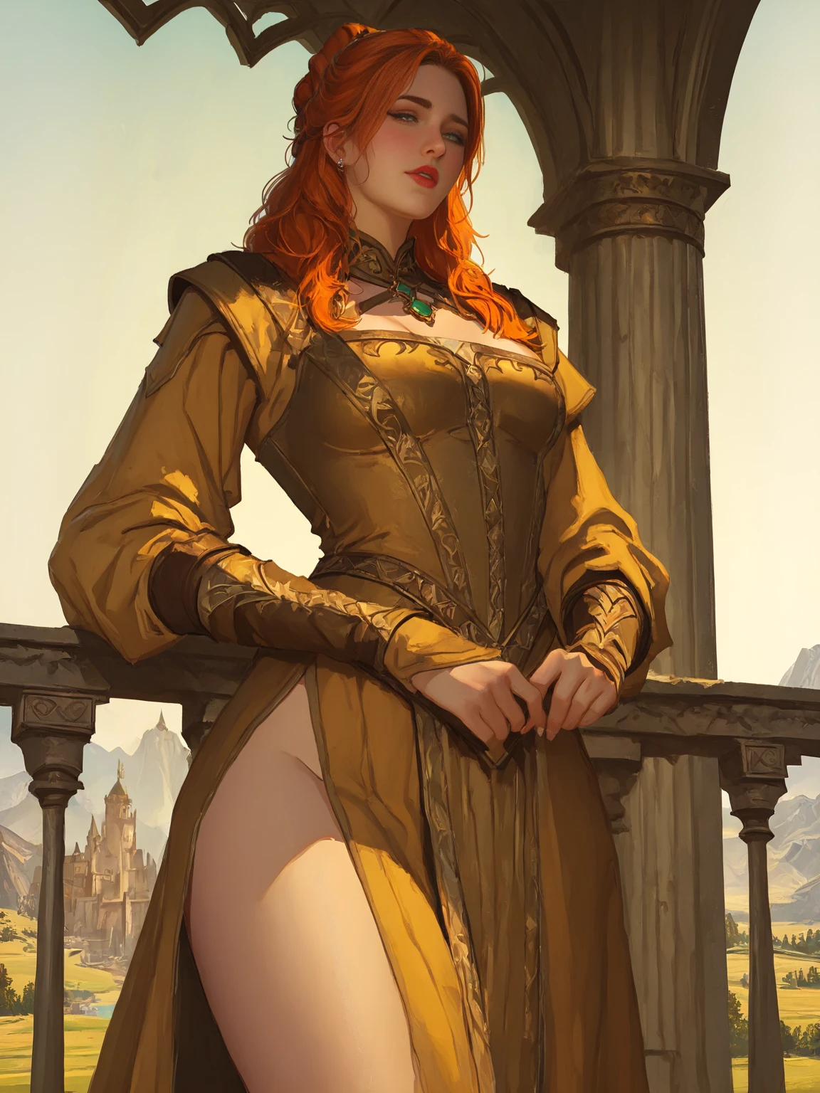 uploaded on e621, extremely detailed, photorealistic, (((furry fox wearing no pants ,nice vegina cum dripping out in a city with nice tits and cum all over here tits))), messy long orange hair, topless, high quality, detailed eyes, slender waist, slender thighs, medium build, soft lighting, by Ed Blinkey, Atey Ghailan, Alphonse Mucha, Antonio Moro, trending on ArtStation, trending on CGSociety, Sharp focus, photorealistic art by midjourney and greg rutkowski