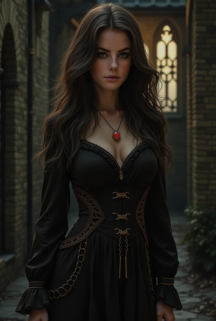 (best quality,4k,8k,highres,masterpiece:1.2),ultra-detailed,(realistic,photorealistic,photo-realistic:1.37),dark fantasy, female pirate, intricate details, insane details, volumetric lighting, ominous atmosphere, ominous lights, spectral atmosphere, red sparkles, ominous scenario