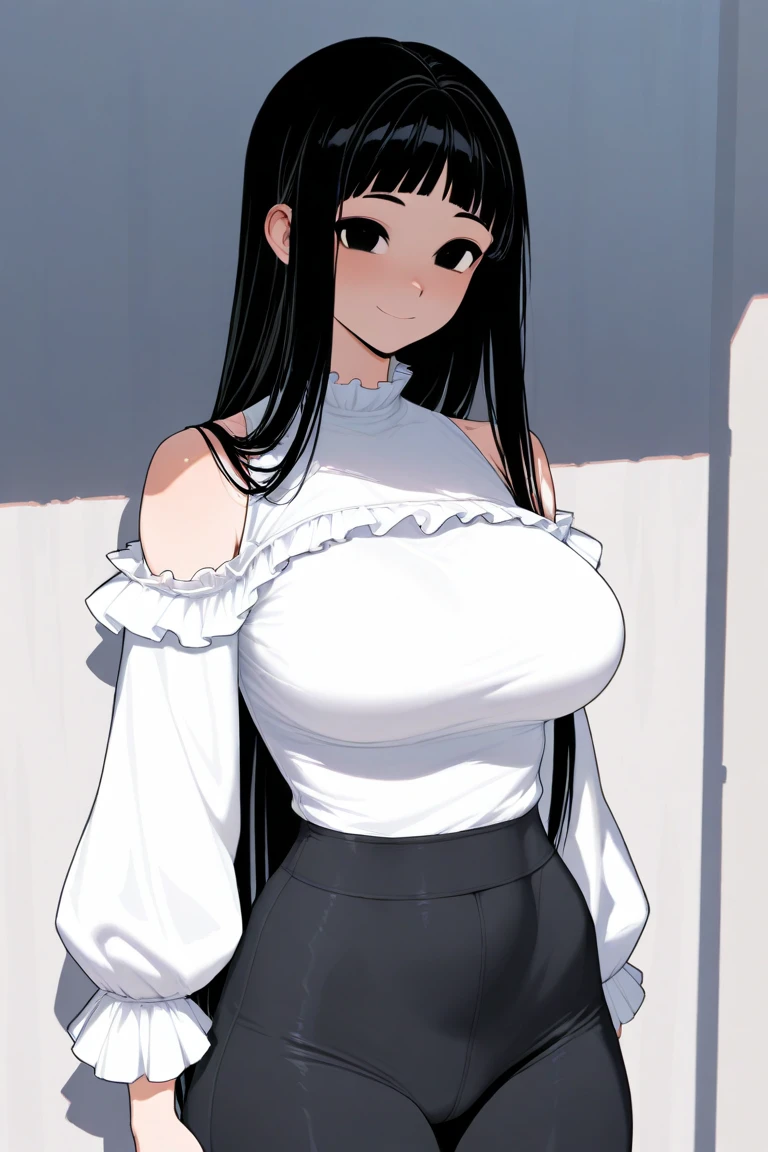 Cute mommy, mature women, realistic skin,perfect ,black hair, long hair, (hair over one eye:1.4), messy hair, hair between eyes, oversize shirt,pink mini skirt, chubby,plump,fat,pucker lips,cute shy blush on,garden, under tree,night