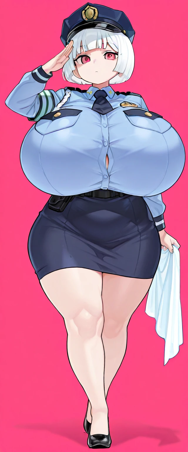 big lips, pink hair, pink eyes, cara japonesa Ahegao, improve, improve grin, two sides up, huge breasts, Wide hips, sexy, detailed, room, Hits, Ahegao, kawaii, police pants, police, GOOD,police costume, police shirt, choker, police pants, police shirt,navel piercing,ropa interior,huge breasts,use glasses