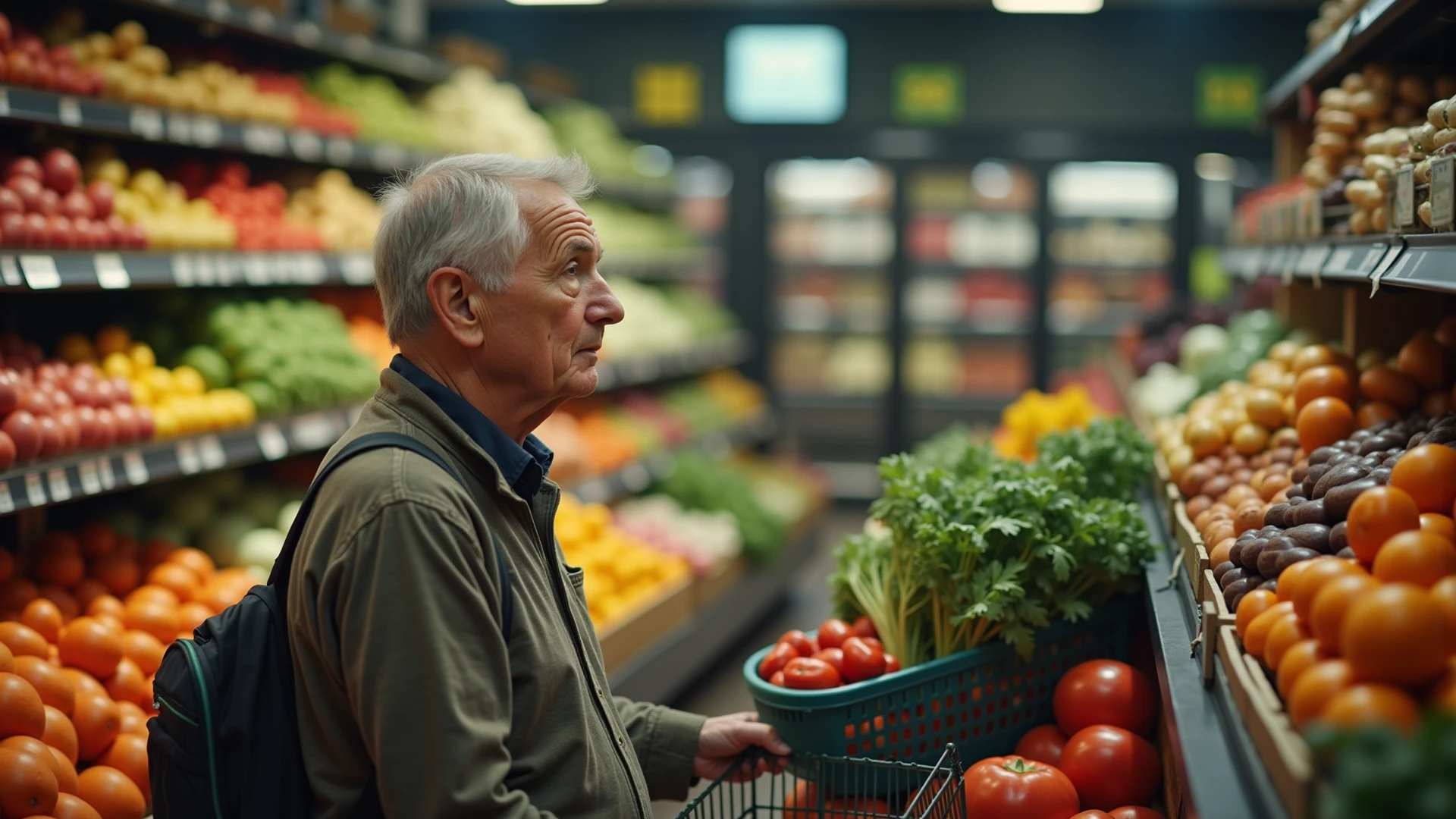 tired epa plus supermarket worker smoking cigarette during lunch break 

