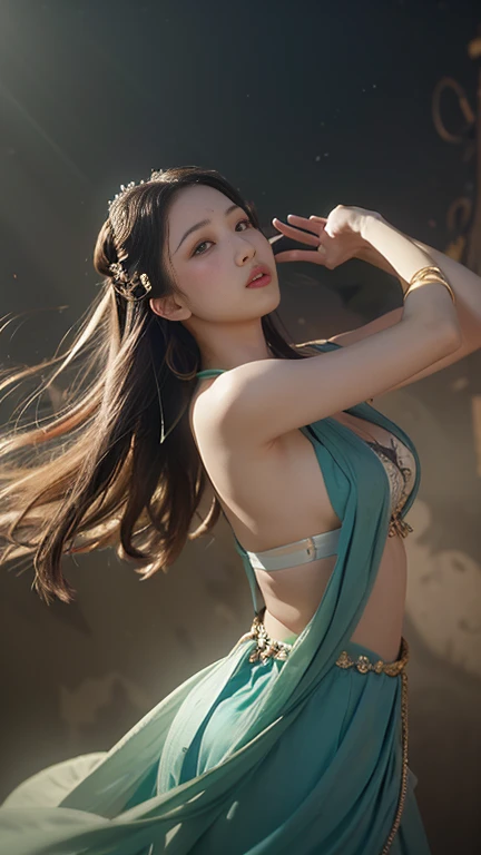 high quality,HD,16K,Sharp Line,1 Girl,fantasy, （Fire Spirits）,Pretty Face, Large Breasts, Beautiful legs,In the water,Focus Girl,detailed Pretty Face,Detailed clothes,beautiful eyes,Cool,Sexy,Dynamic Angle,穿着华服的神明Strike a pose拍照, Ancient mysterious sexy goddess, Traditional beauty woman, Beautiful female warrior god of war , Beautiful sexy goddess, Gorgeous role-playing, high, Beautiful young girl, Beautiful woman, 华丽Beautiful woman, Complex clothing,Chinese Mystical Aesthetics, Beautiful goddess ancient mysterious girl, Extremely detailed shot of the goddess, Jaw-dropping sexy beauty, Big breasts deep neckline sexy belly button（butt), (bedroom), (Sexy Girls), masterpiece, best quality, Bangs, blush, Chest, clavicle, Eyebrows visible through hair, (Ombre gold hair), Jewelry, Long hair,Bright Eyes, ring, (solitary), illustration, fashionable, miss, Strike a pose, background, element, confident, Express, Accessories, majestic, striking, key point, Dynamic poses, ((plump)), (purple))Woman in transparent dress,Viewer,(((Full breasts, Keeley University))),Slim waist,(Navel exposed,Bare waist), Long hair, extreme detailed details, 详细的fantasy艺术, Stunning character art, Beautiful and exquisite character art, Beautiful transparent dress, Very detailed, Large Breasts，Chest，Golden ratio figure，Beautiful figure，Ultra wide-angle shooting，Full body shot拍摄，Body close-up，Full body shot，Wearing a pleated tulle skirt，柔和动漫illustration, 柔和的深色background，Fujifilm XT3 Clear focus, f 5.6, High Detail, Clear focus,(Wearing openwork clothing),, (Natural light), (Tempting)translucent, Good velvet quality, Compared, Divine Light,, Silver hair, 夜空background, Absolute Strength,Female Shinmei，穿着性感丝绸的Female Shinmei,，Large Breasts，Chest，Golden ratio figure，Beautiful figure，Ultra wide-angle shooting，Full body shot，Body close-up，Full body shot， Wearing a tulle dress, Model shooting style, Large Breasts，饱满Chest，Golden ratio figure，Beautiful figure，(Extremely detailed CG 8k wallpaper unit), The most beautiful artistic photos in the world, , 8K 超HD, ) ，Sexy姿态，Sexy表情，best quality,masterpiece,Ultra-high resolution,(Practical:1.4),original photo,Ultra-high resolution