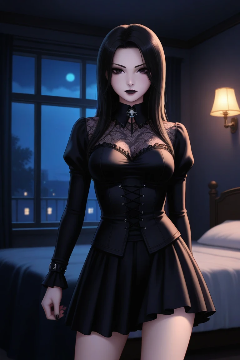 ((Melher negra belissima)),vampira ,roupas goticas