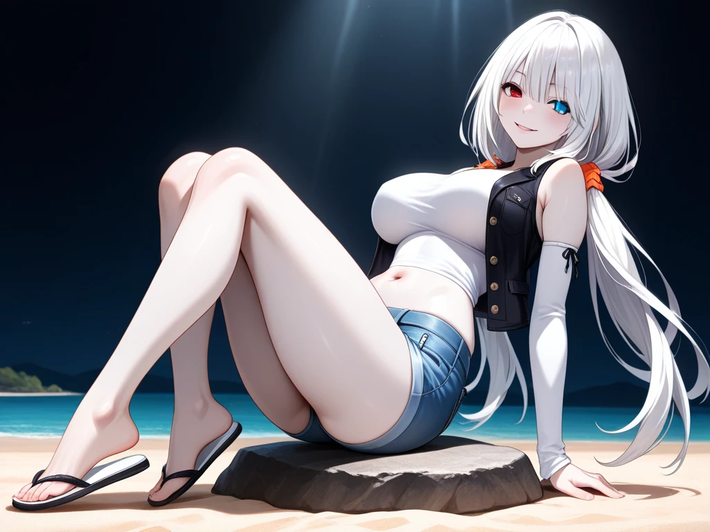 sweet rain，比基尼，Seafront，Soaked，Full body lesbian，Lace edge white stockings，tmasterpiece，High quality