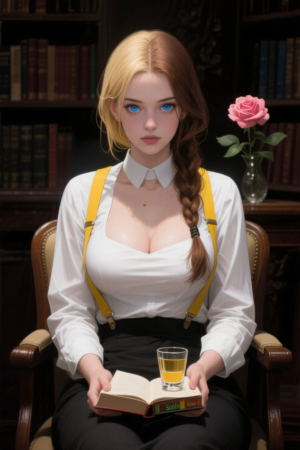 8K, raw, lovey-dovey, blush milf, ,mature, masterpiece, ((big boobs)), Cleavage