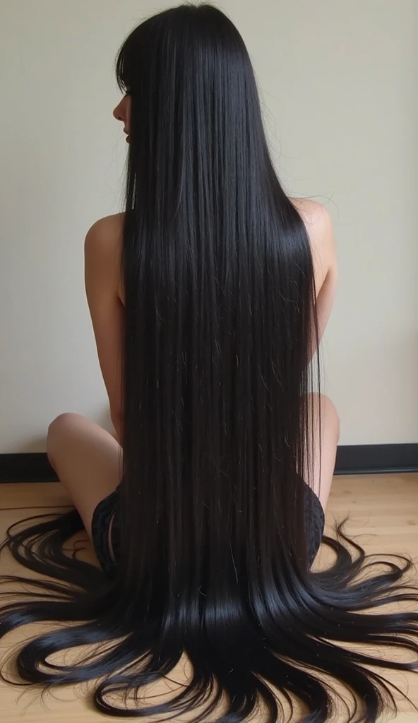 girl, 8K, ultra detailed, grabbed and spread her pussy wide,Smiling shyly, Black long hair, Red eyes, huge ass, huge tits, ?????, standing at school