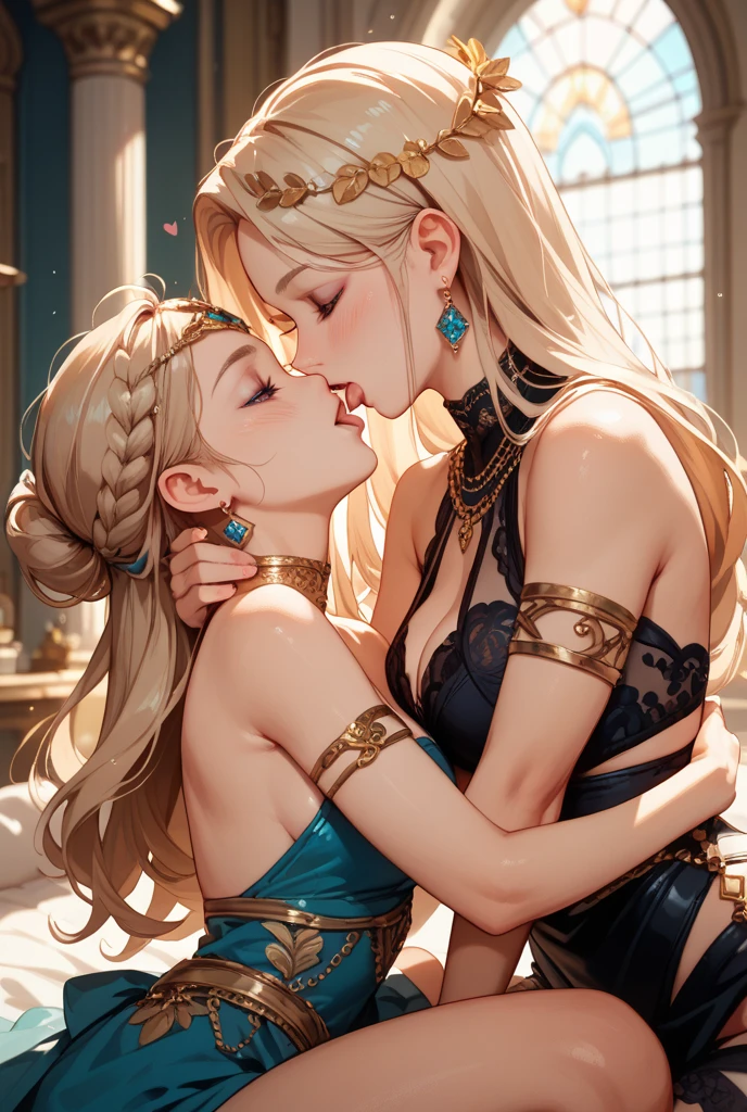 {(watercolor painting:1.2),(renaissance style:1.2)}, {hime cut}, BREAK, { face,anguish,(very ecstas(writhing:1.4),embarrassing,half open eye},{(very obscene pose:1.2),(arched back:1.2),(arch one's head:1.4)}, {(aliceblue colored yukata:1.2), (chains fundoshi:1.2), (wet clothes:1.2)}, BREAK, {(many chains from the ceiling:1.4), (chain shibari:1.3),bondage), (chain res,(wrap limbs with chains:1.8),(chain bind body),(chain in collar:1.2), confinement, shackles}, BREAK, {(2 woman:1, medium breasts, brown eyes, (lick her, saliva), braid hair intricately)},{dynamic low angle view}, {(dark church glowing stained glass:1.2)}, BREAK,{(glowing tears:1.1),(captivating eyes),extremely detail hair, (pure white skin:1.1)}