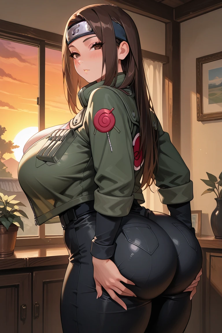 ((uniform)),Sunburn、Hellsing Ultimate, You become Victoria, 1 Girl, ((at last))), Fuller lips, thick lips, Wide Hips, thick thighs, Huge breasts, Huge Ass, Oily, Shiny skin, thick, Eros Smile Face, Strike a Pose, panties,Hotel